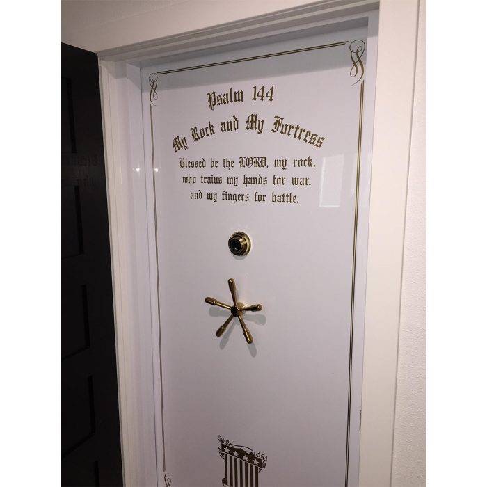 custom-vault-door-psalm-144-white-gold custom-vault-door-psalm-144-white-gold